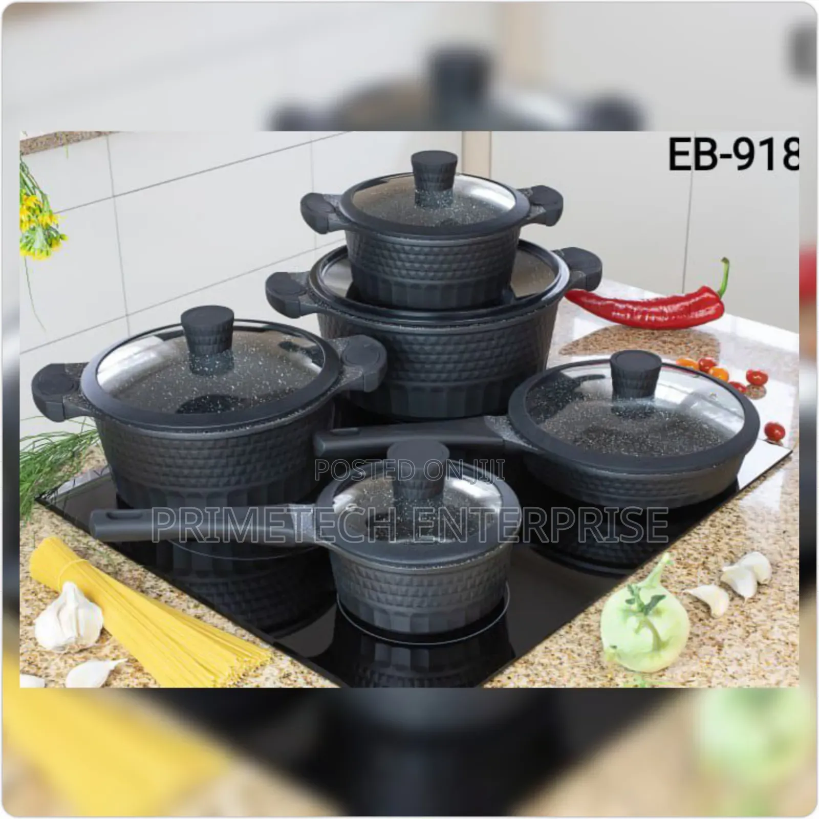 Edenburg 10pcs Cookware-New