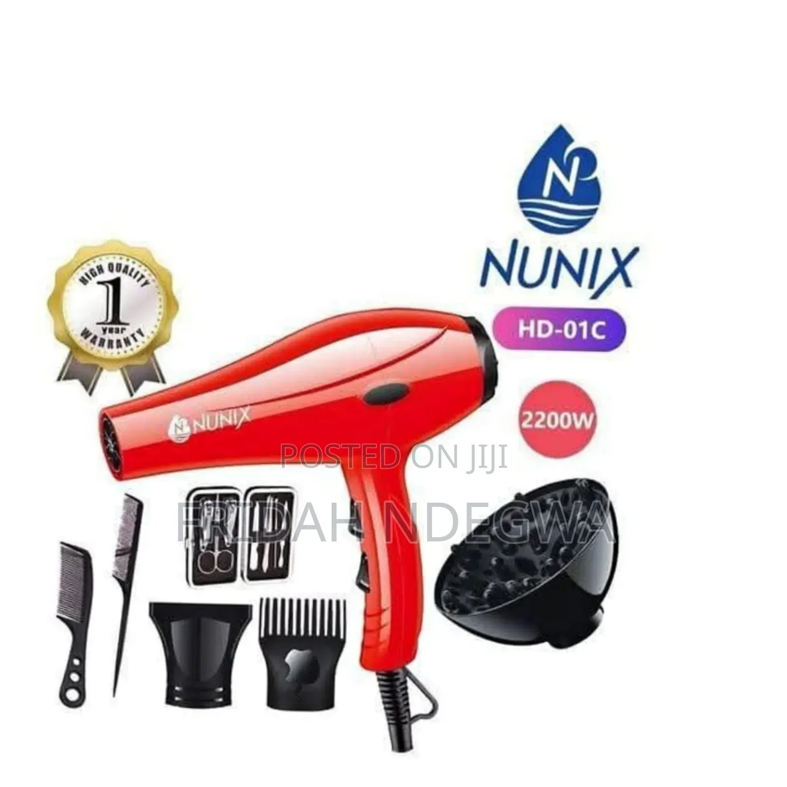 Nunix Hd-01 2200w Hair Dryer