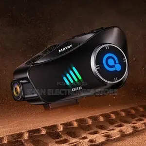 Motorcycle Ip66 Waterproof Helmet Camera With Bluetooth Headset 1080p