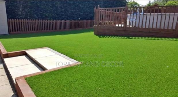 Lush Green Artificial Grass Carpet for Homes - main view
