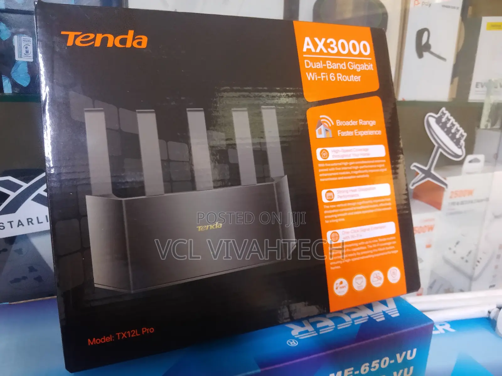 Tenda R Tx12l Pro Ax3000 2.4 5ghz 5 Antennas