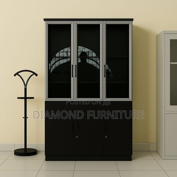 Office Furniture; 3-Door Executive Office Storage Cabinet