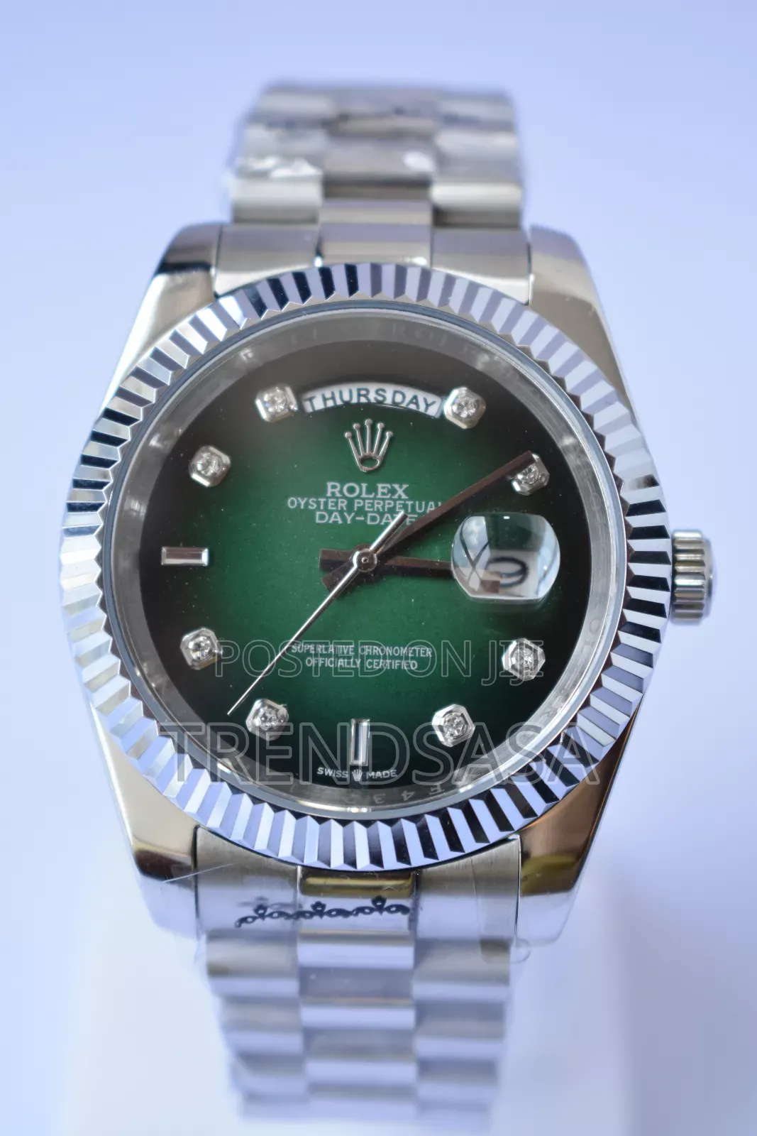 Rolex Presidential Watch Green Dial Stainless Steel