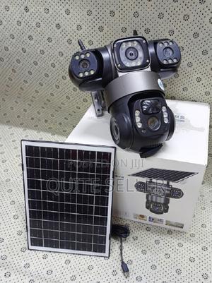 Solar Light Triple-Lens 4g Solar CCTV Camthree Lenses , Three Screens - thumbnail 2
