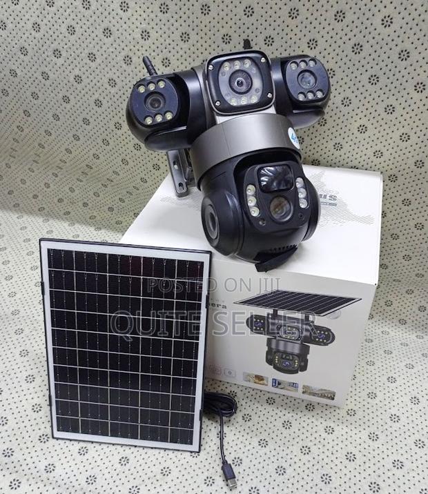 Smart Solar Powered 4g Camera – Triple Lens - Real-Time Communication - main view