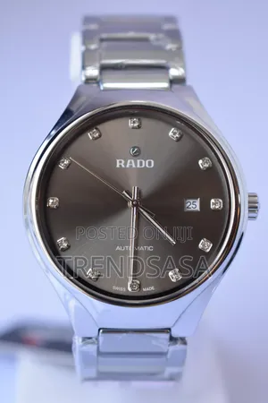 Rado Silver Ceramic Round Watch