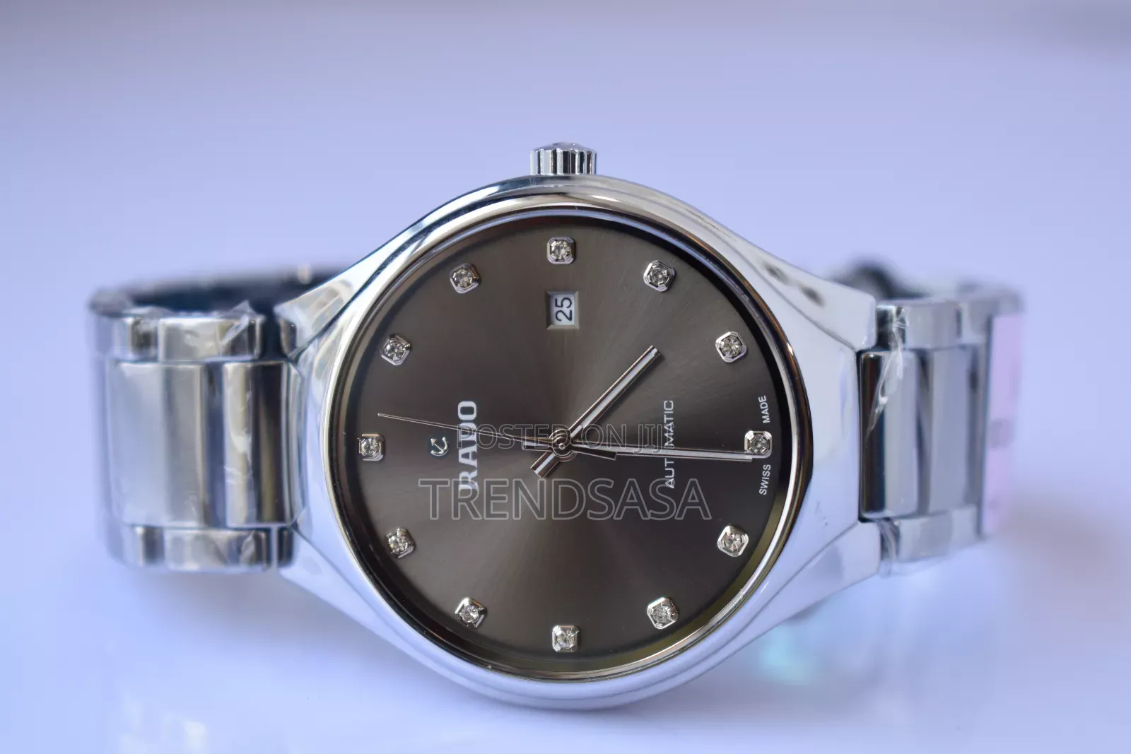 Rado Silver Ceramic Round Watch