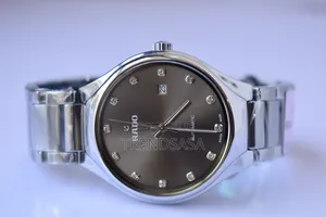 Rado Silver Ceramic Round Watch