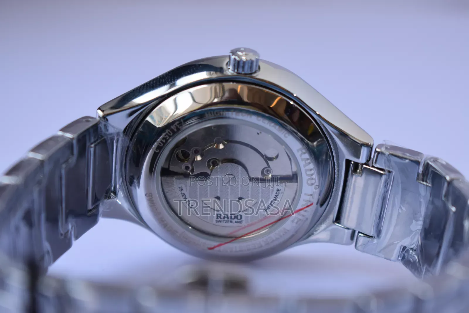 Rado Silver Ceramic Round Watch