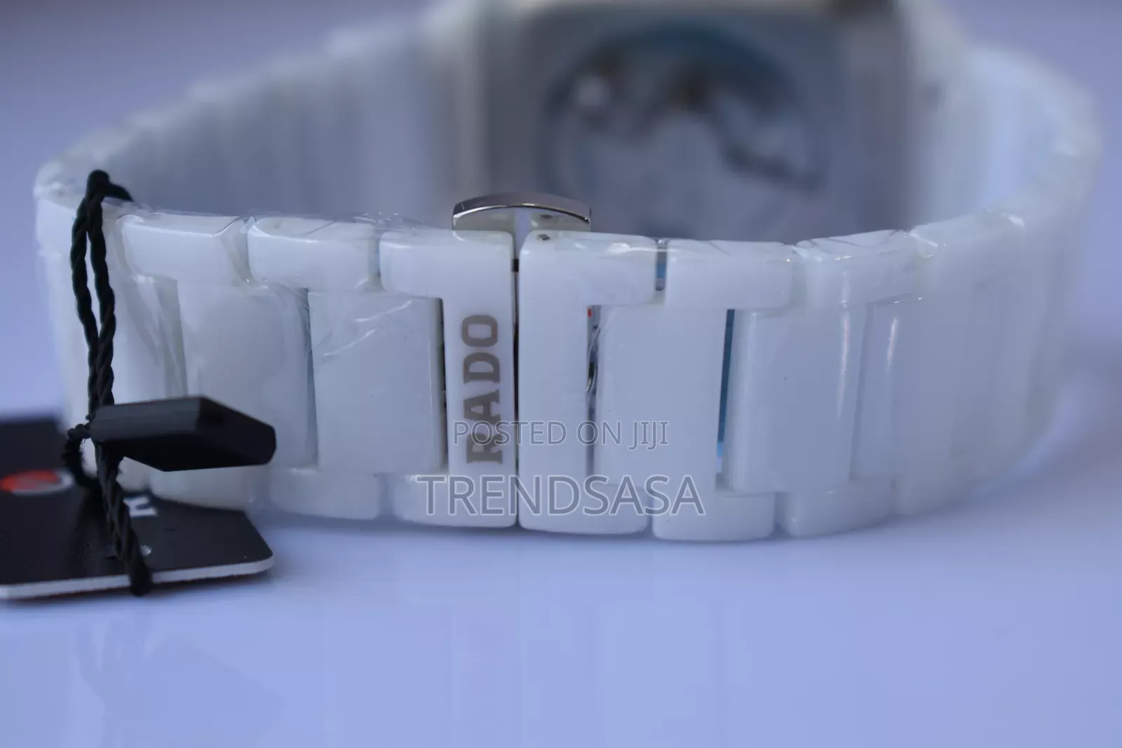 Rado True Square Open Heart White 38 Mm Ceramic Watch