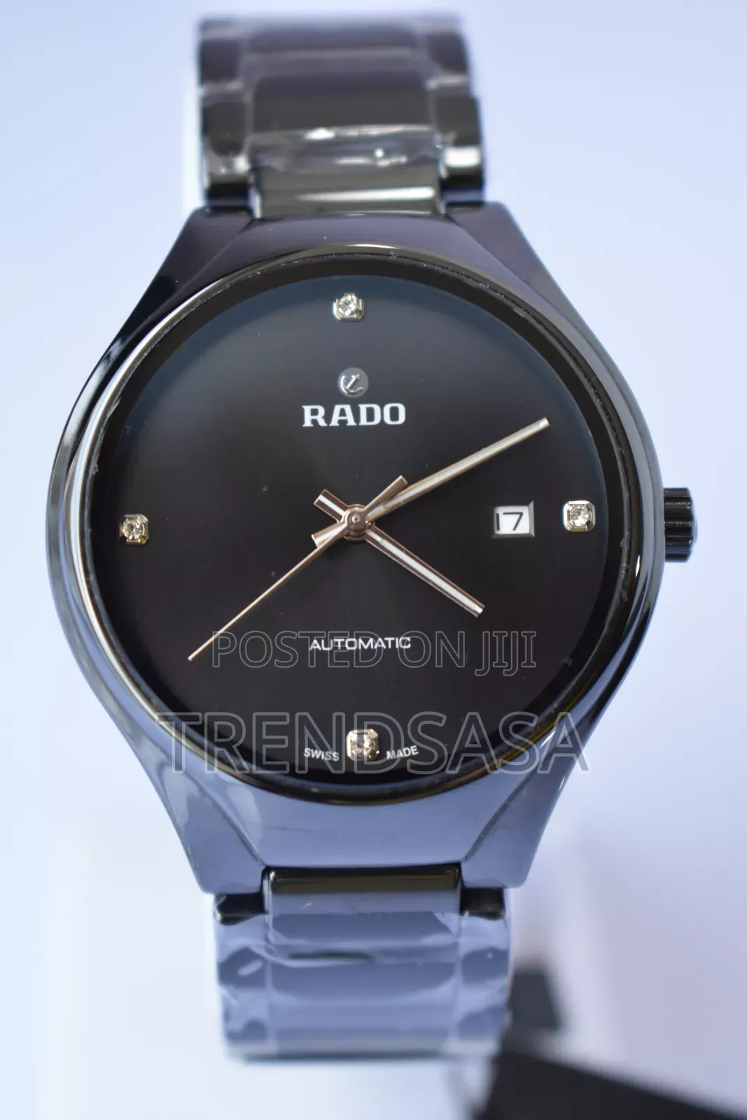Rado Black Round Ceramic Watch