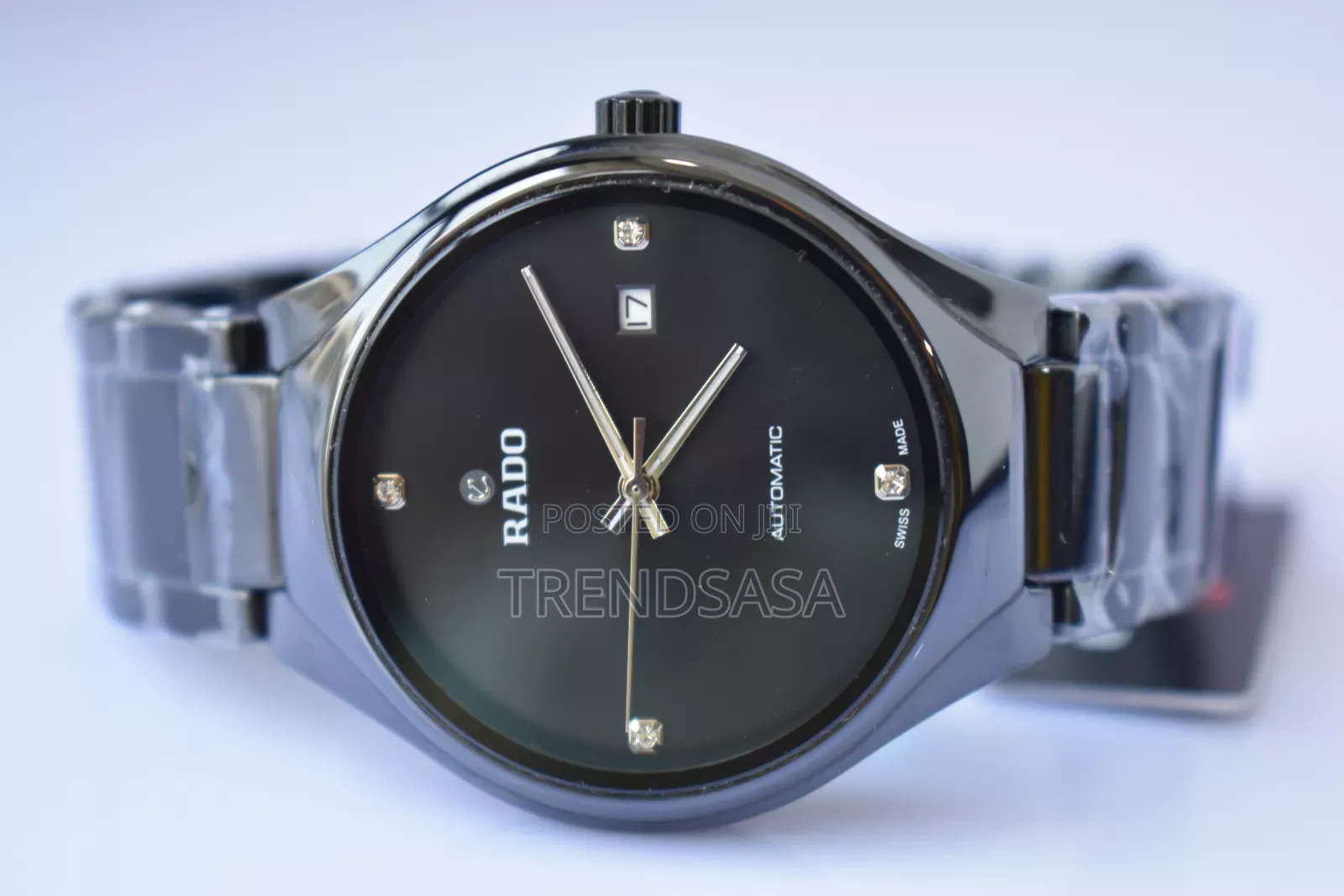 Rado Black Round Ceramic Watch
