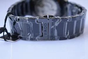 Rado Black Round Ceramic Watch