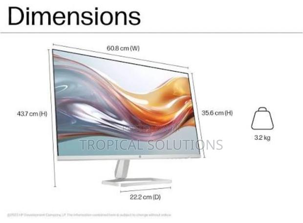 Hp Series 5 527sw 27" FHD Monitor White Color 527sw Hp - thumbnail 4