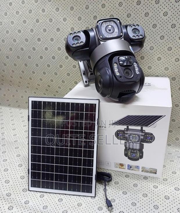4g Triple Lens Dual Lens Solar Camera 4g Sim Card Support - main view