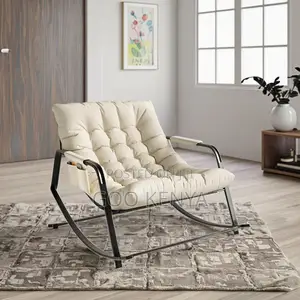 Balcony Home Chair; Relaxing Swing Rocking Chair With Cushion