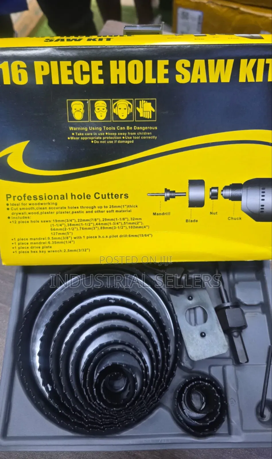16pcs Hole Saw Kit