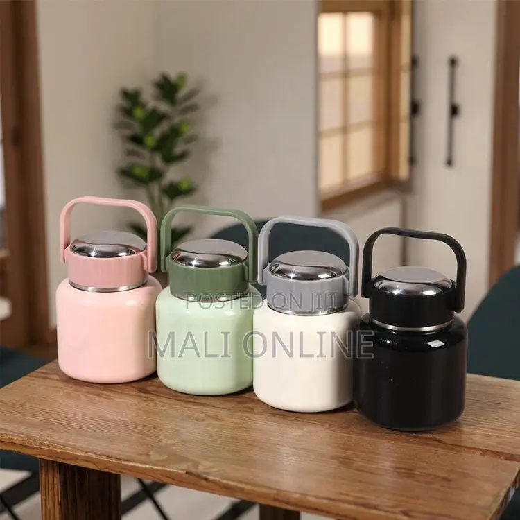 900ml Stainless Steel Thermal Food Flask Insulated Lunch Box.