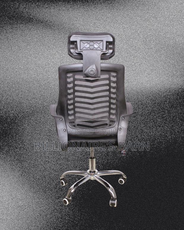 Plush Secretarial Mesh Chair | Lumbar Support - thumbnail 4