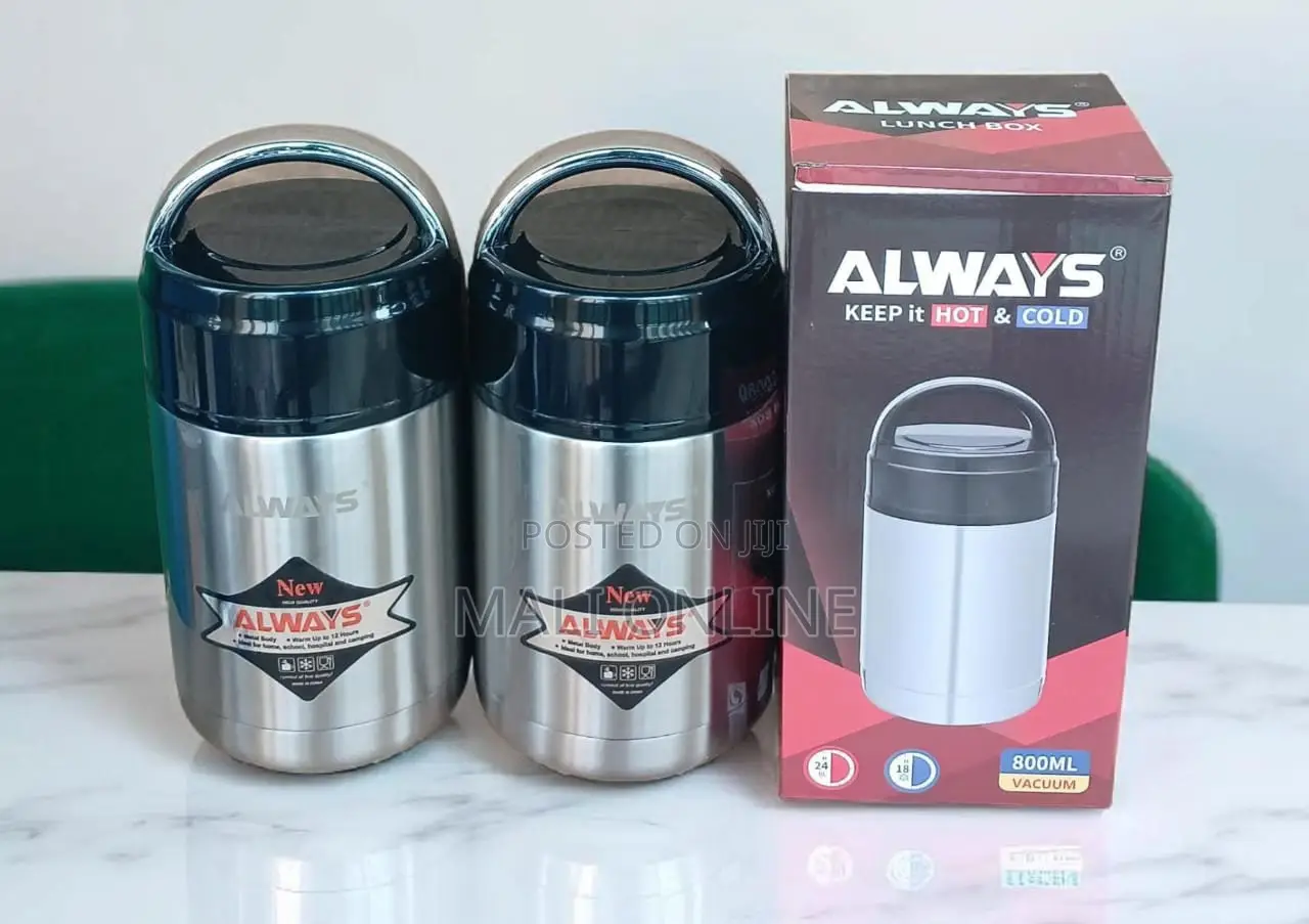 800ml Stainless Steel Food Flask Mini Insulated Lunch Box