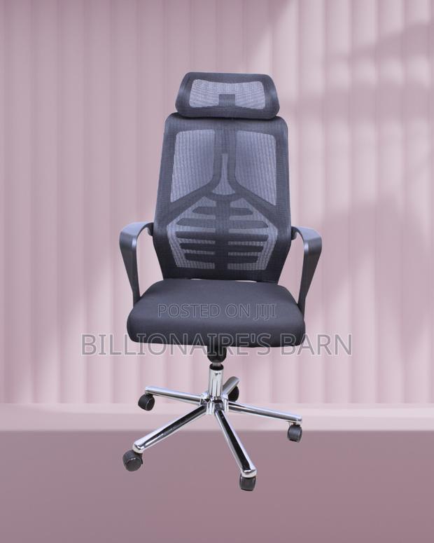 High Back Mesh Office Chair | Best-Seller Swivel Base - thumbnail 2