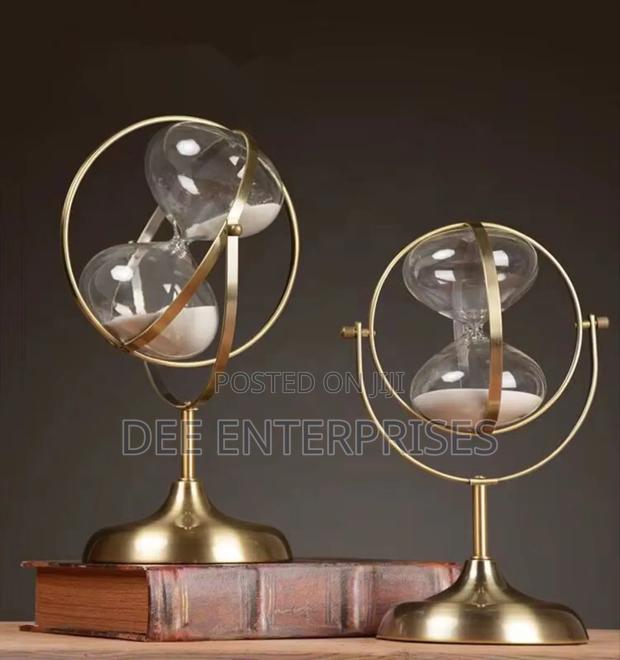Brass Vintage Hourglass Sandtimer Sandglass Hour Glass - main view