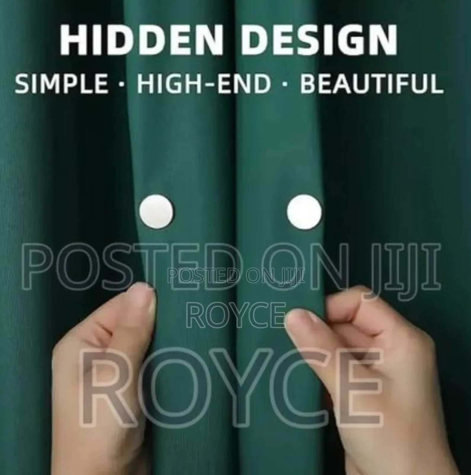 Magnetic Curtain Closures- 3 Pairs