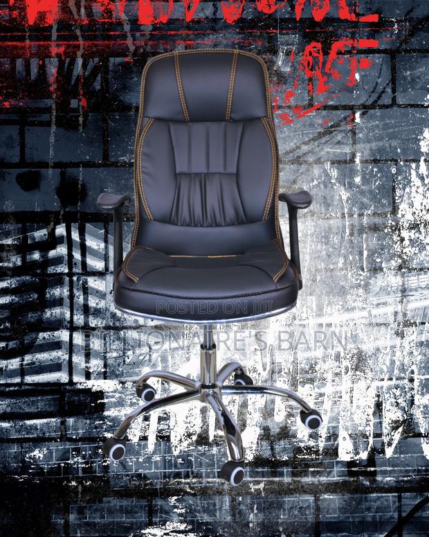 Executive Leather Office Chair | Modern Lumbar Support