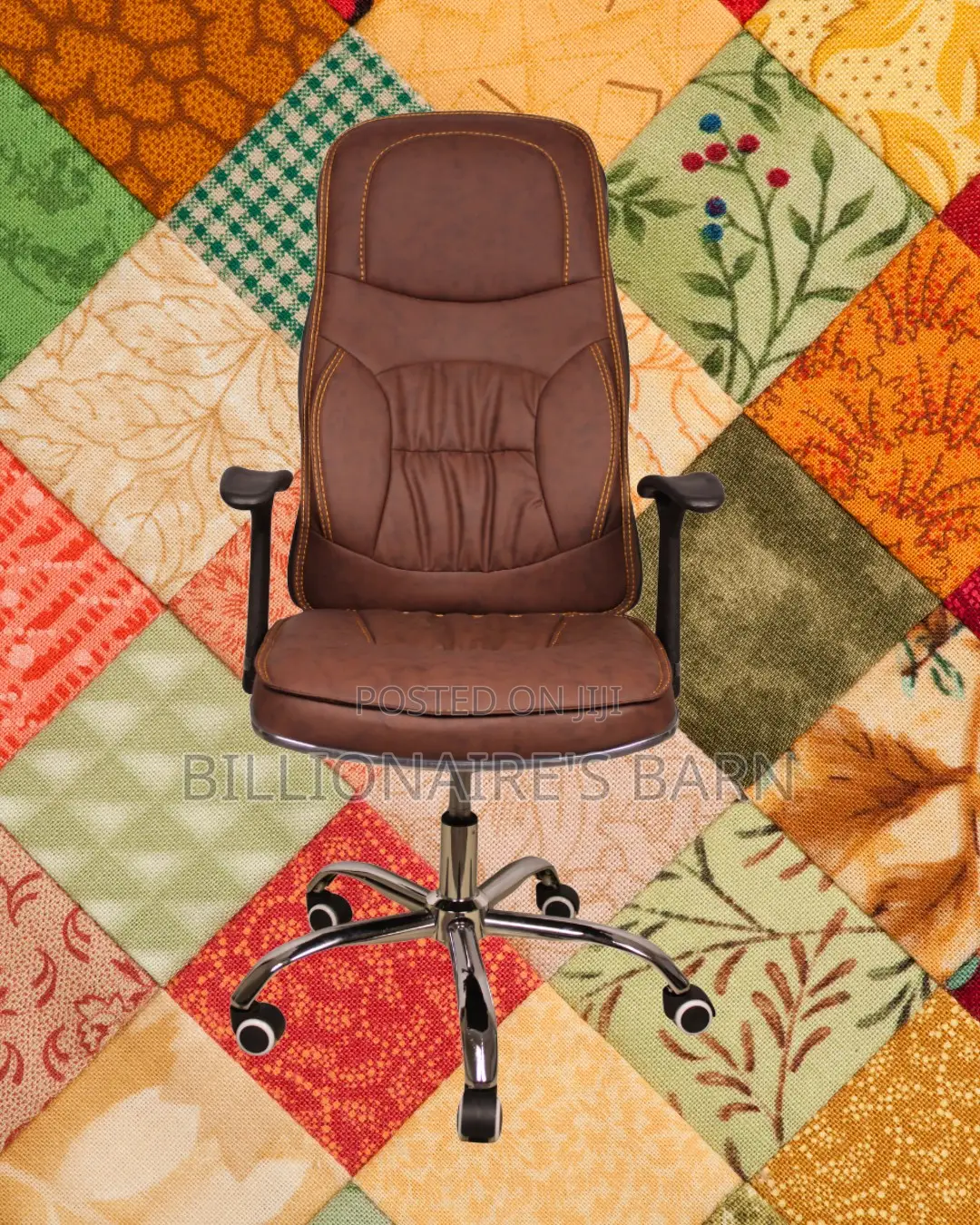 Ergonomic Executive Leather Chair (Imported) — Restocked!