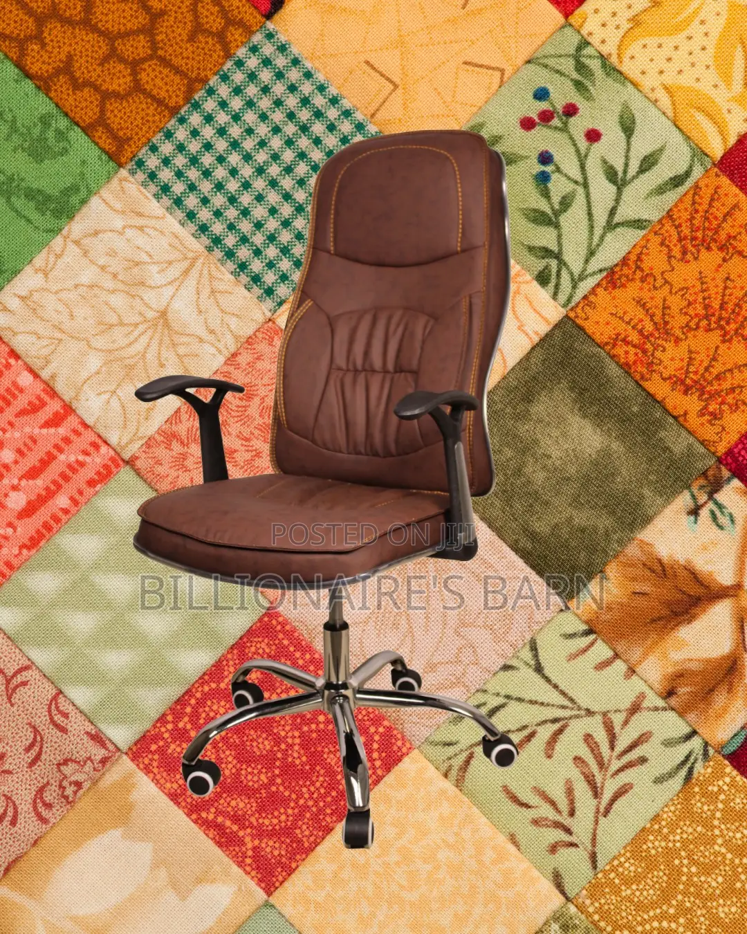Ergonomic Executive Leather Chair (Imported) — Restocked!