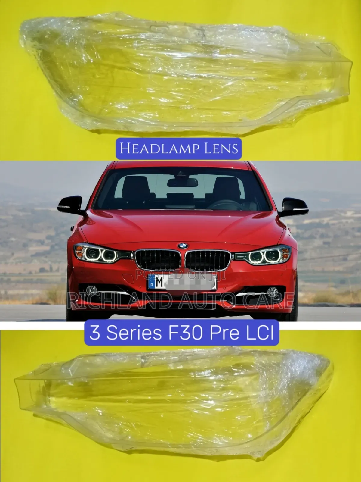 BMW Headlamp Lens 1, 3 5 Series (F20, E46, E90, F30, G20, F10, G30)