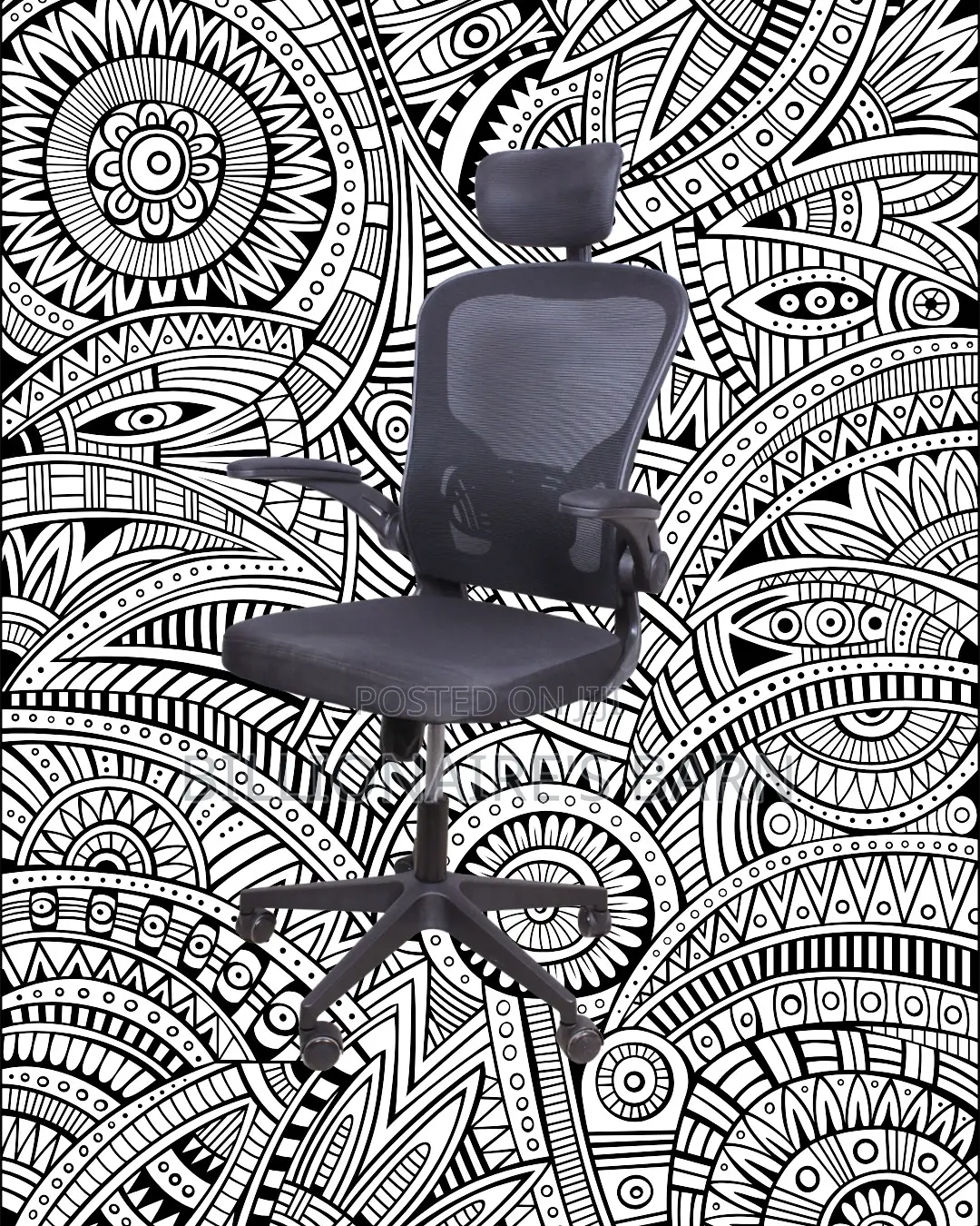 Pro-Grade Grey Ergonomic Office Chair — All-Day Comfort