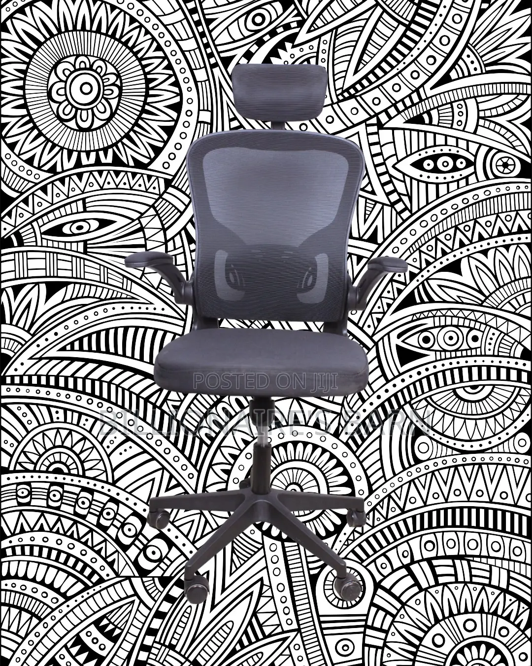 Pro-Grade Grey Ergonomic Office Chair — All-Day Comfort