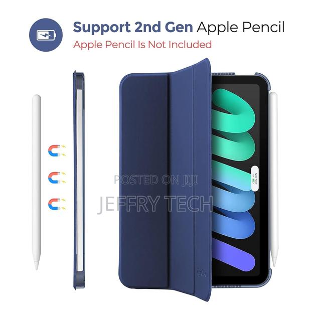 Wqert Procase Smart Case for iPad Mini 6 Leather Folio - thumbnail 3
