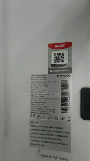 6000w 48vdc Must Low Frequency Hybrid Inverter