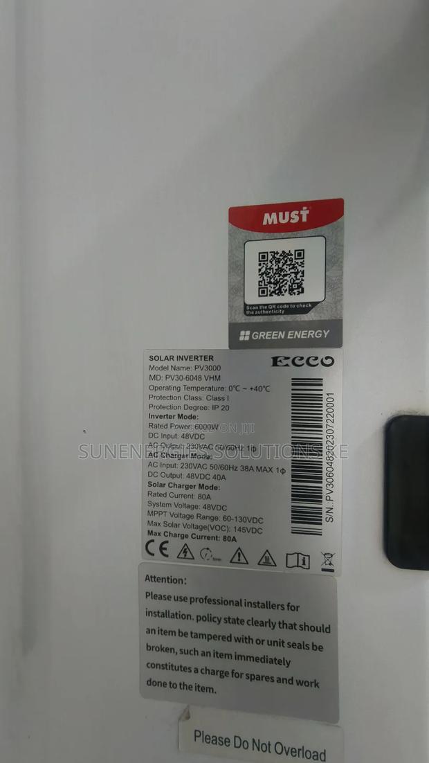 6000w 48vdc Must Low Frequency Hybrid Inverter - thumbnail 2