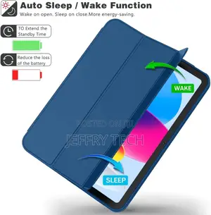 Moncker iPad 10.9 Inch With Pencil Holder,Trifold Stand Smart Case