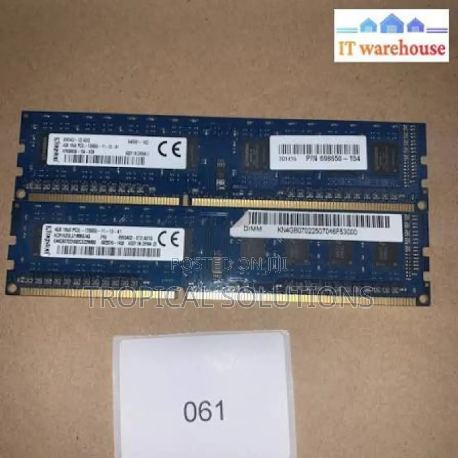 Kingston Desktop Ram Ddr3l 4gb 1600 Speed 4gb Ram