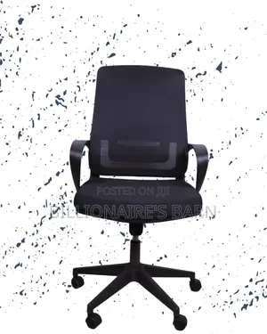 Black Ergonomic Mesh Office Chair (Heavy-Duty) — Restocked!