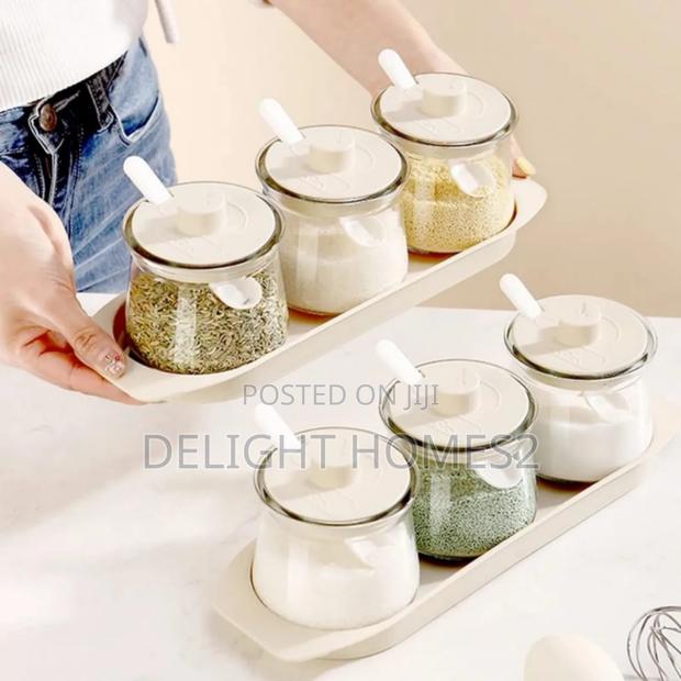 Glass Canister Seasoning Set-Kis
