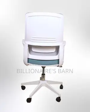 White Ergonomic Mesh Office Chair | Sleek Steel Frame