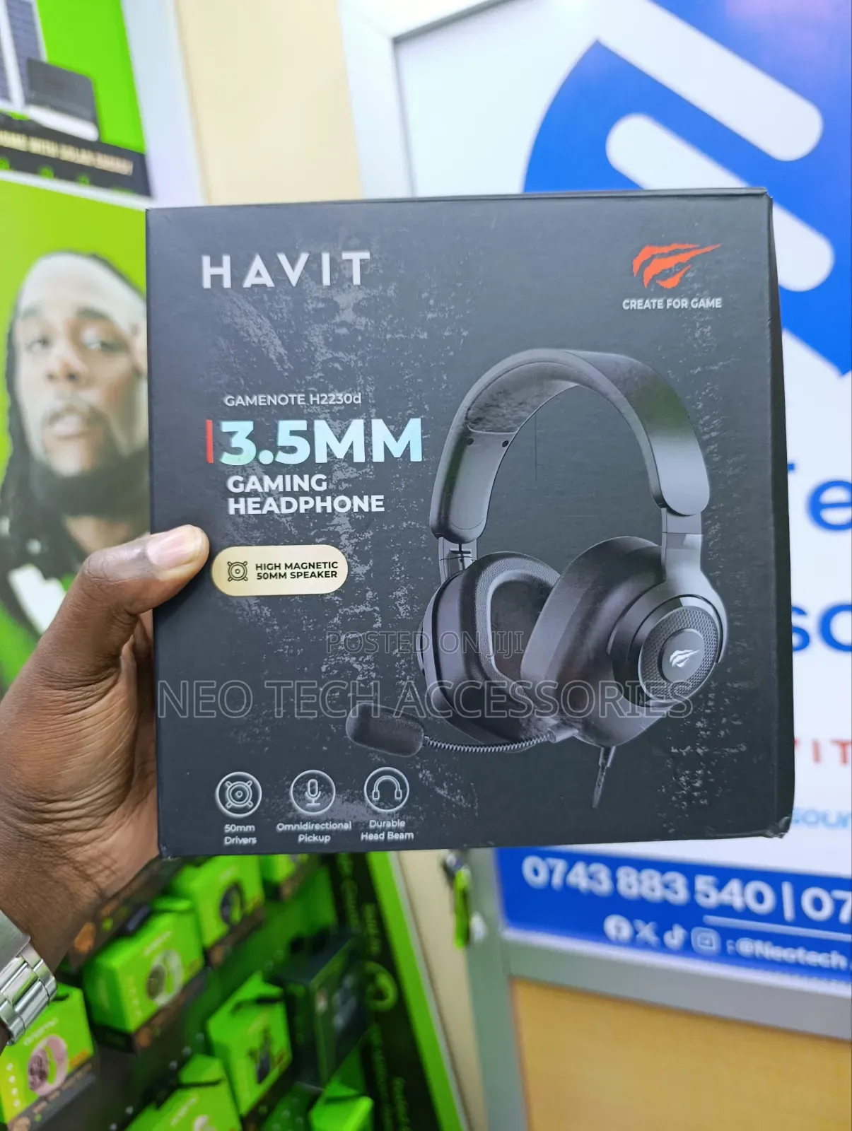 Havit Wired Gaming Headphone – H2230d