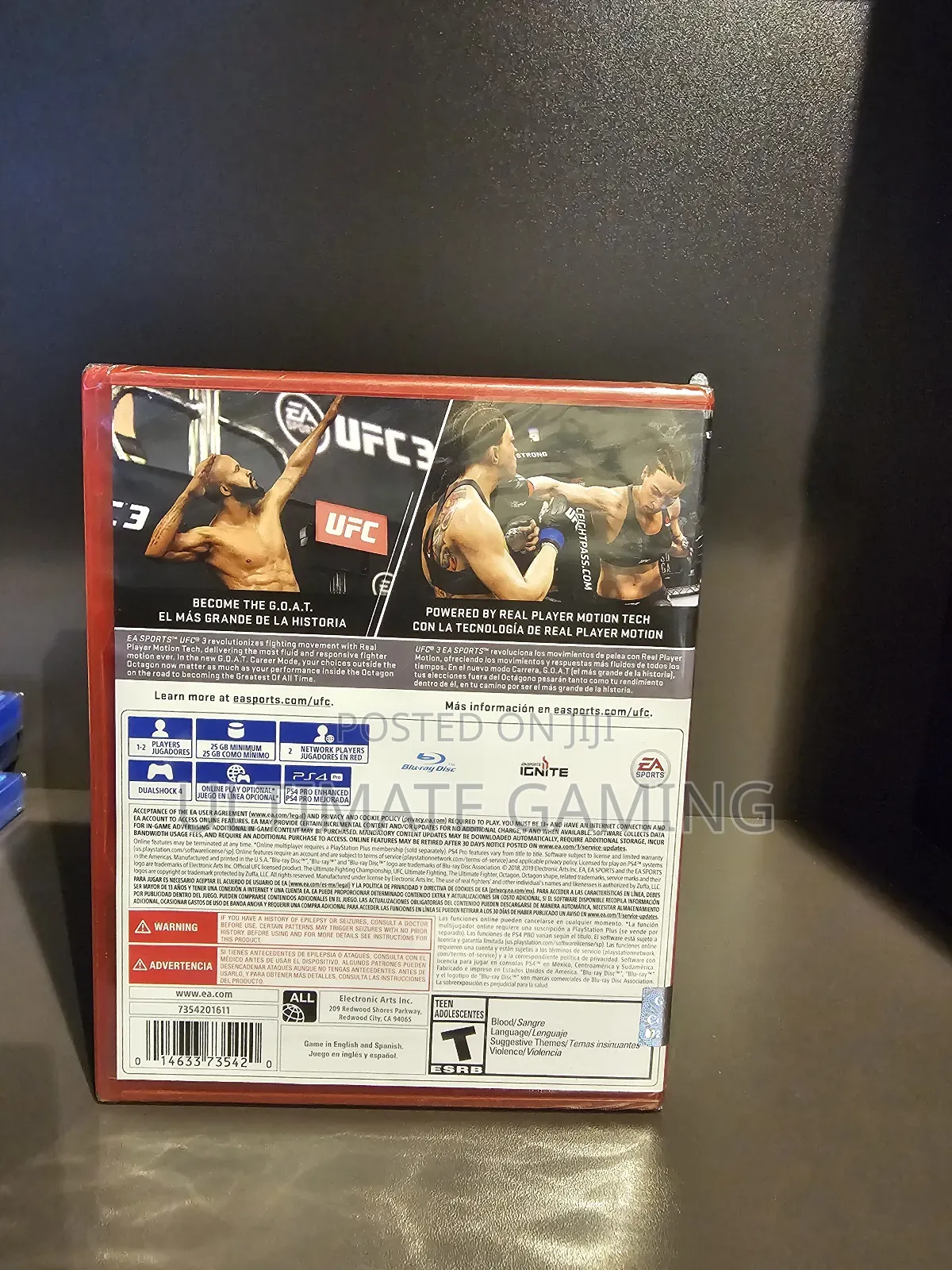 Playstation Hits Game Ufc 3 Ps4