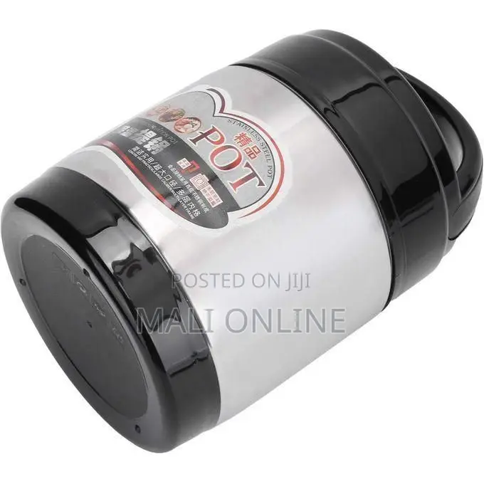 1000ml Stainless Steel Thermos Food Flask 2 Tier Insulated Lunch Box