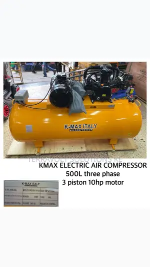 500l Kmax 3phase 10hp Double Piston Air Compressor