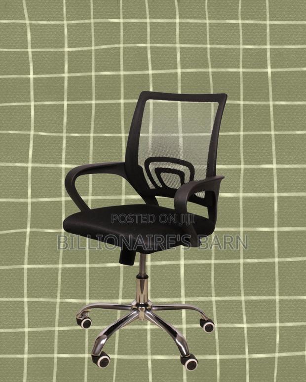 Secretarial Mesh Office Chair | Supportive Steel Frame
