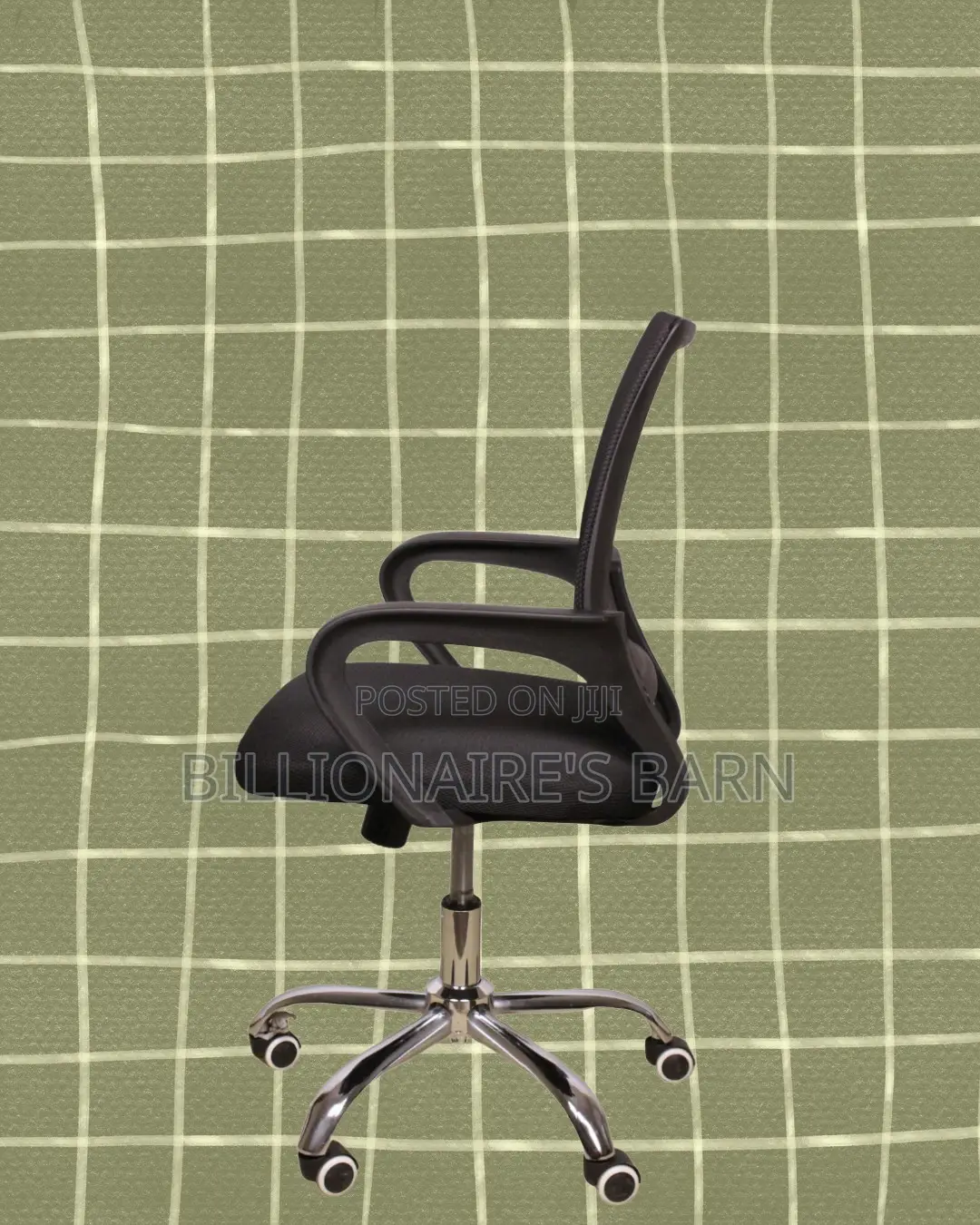 Secretarial Mesh Office Chair | Supportive Steel Frame