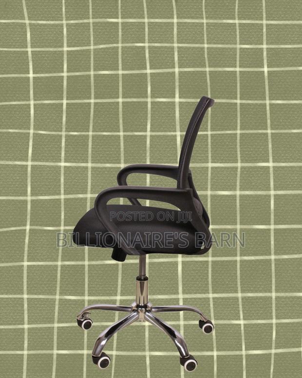 Secretarial Mesh Office Chair | Supportive Steel Frame - thumbnail 2