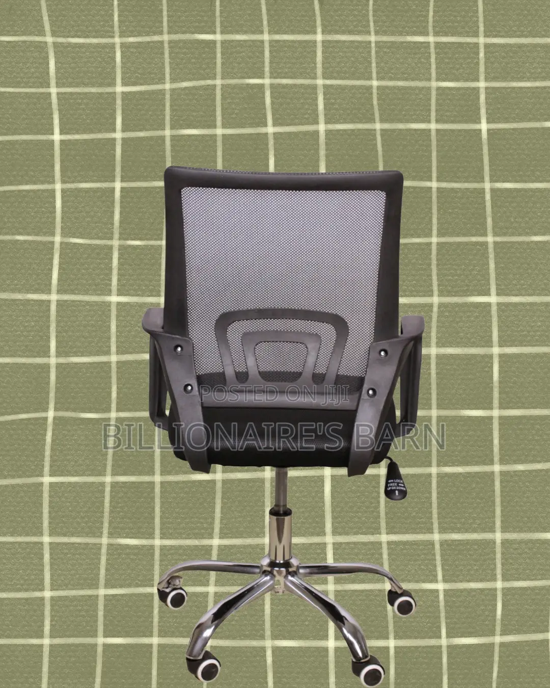 Secretarial Mesh Office Chair | Supportive Steel Frame