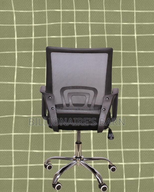 Secretarial Mesh Office Chair | Supportive Steel Frame - thumbnail 3